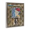 Stupell Industries Willie Nelson Collage Framed Floater Canvas Wall Art Design by Sabin